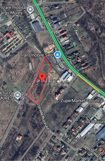 Teren Construcții intravilan de 5300 mp, în Corunca