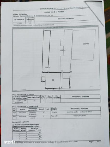 Proprietate de 382m, fatada de 12m, Brancoveanu,la 5 min metrou - 5
