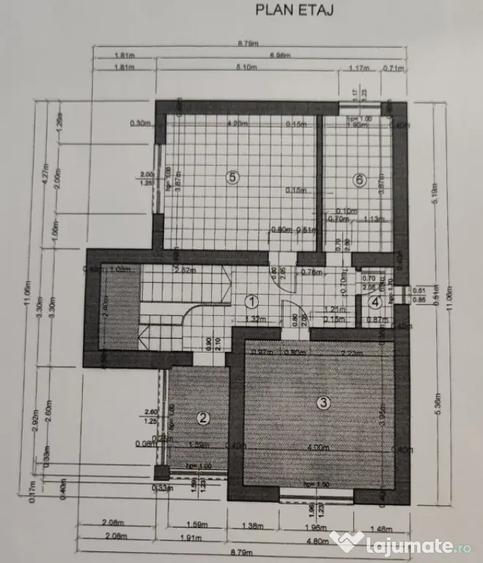 Casă cu 5 camere cu Teren 683 Mp în Central