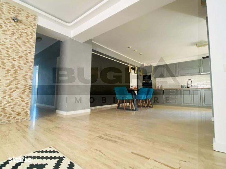 Apartament cu 4 camere, mobilat în Borhanci