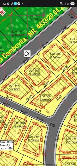 Lot de vanzare in Eden Forest, 500mp, autorizatie emisa+contoar curent montat - 3