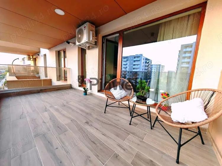 Apartament cu 2 camere decomandat, mobilat în Pipera