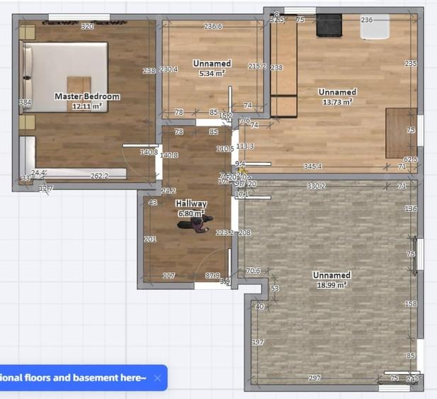 Apartament cu 2 camere decomandat în Tractorul