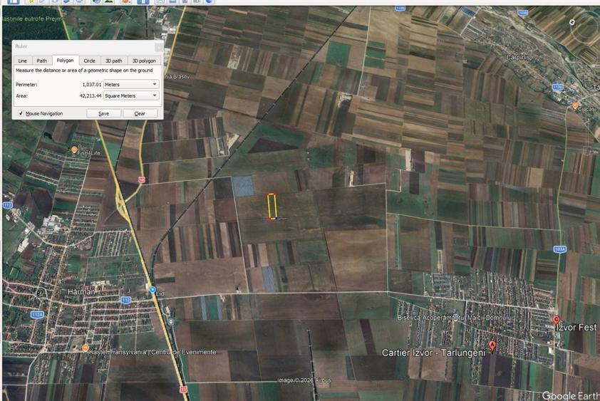 Teren de 30000 mp, în Hărman