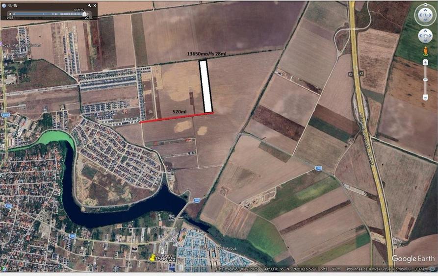 Teren intravilan de 13650 mp, în Tunari