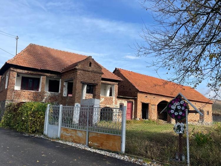 Casă individuală cu 2 camere cu Canalizare în Densuș