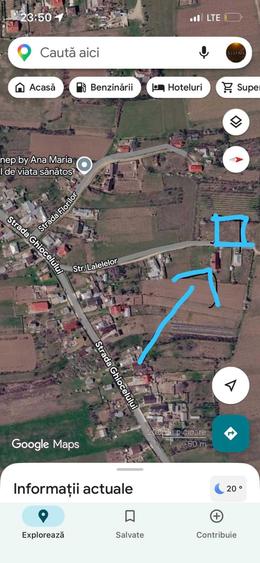 Teren de 964 mp, în Popești