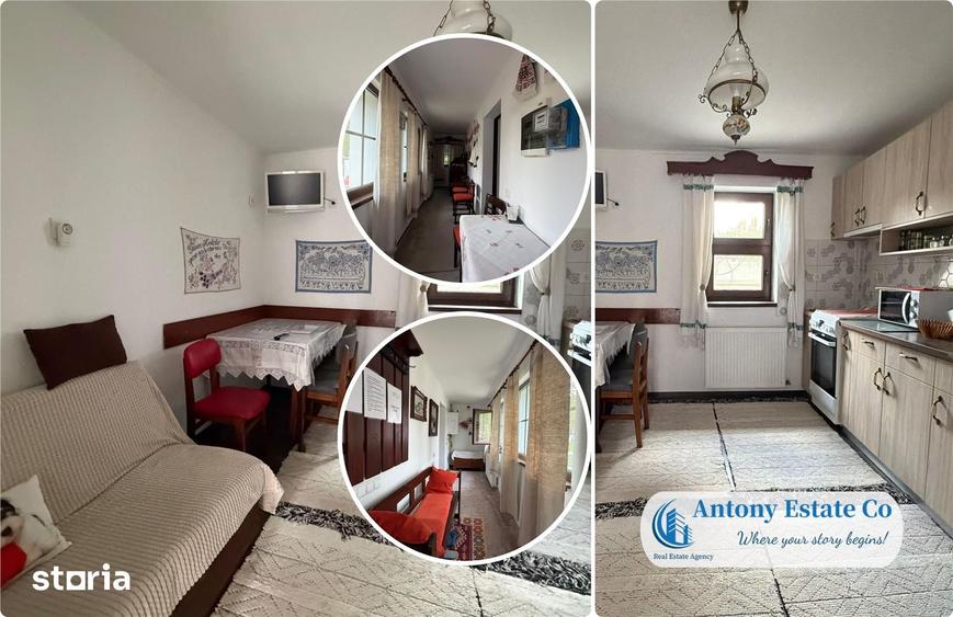 Casă cu 2 camere cu Teren 2000 Mp în Iosia