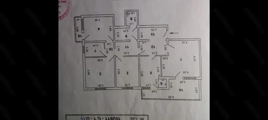 Vand apartament 4 cam in Galati - 1