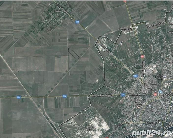 Teren de 42000 mp, în Central