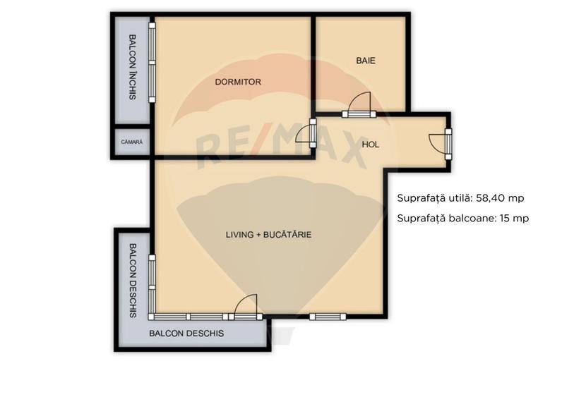 Apartament de vanzare, 2 camere, Str. Florilor Nr.186, Floresti - 1