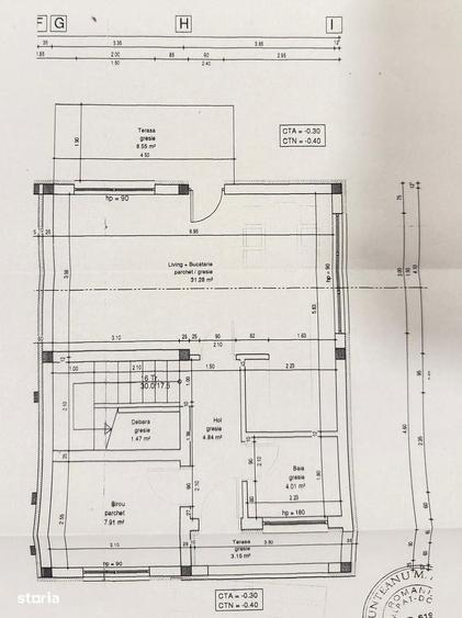 Casă cu 4 camere în Florești