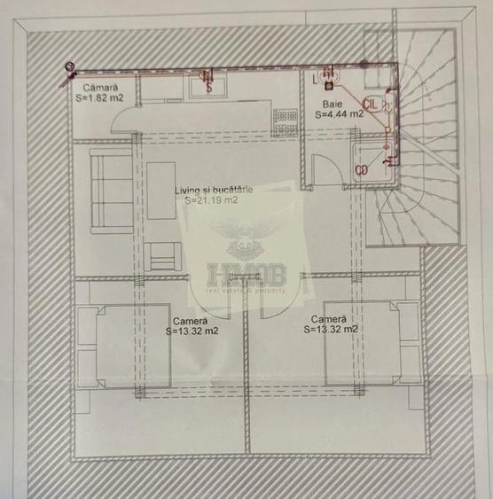 Casă cu 8 camere cu Teren 373 Mp în Lazaret