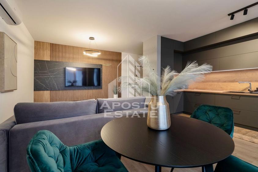 Apartament cu 2 camere nedecomandat, mobilat în Aradului