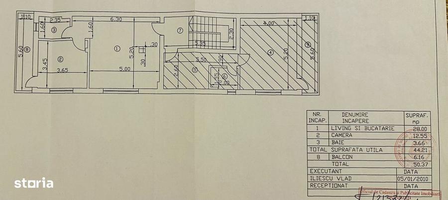 Apartament cu 2 camere în Titan