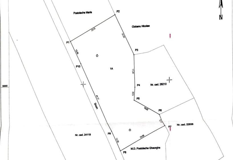 Teren Construcții intravilan de 1773 mp, în Urleta