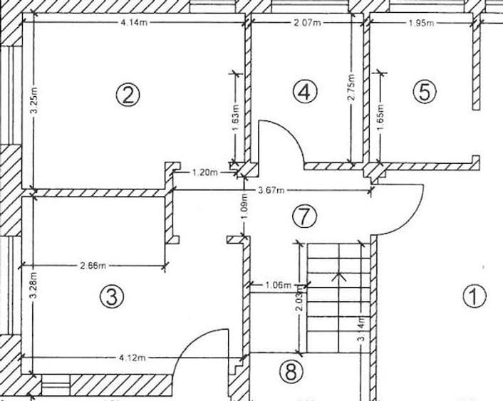 Casă individuală cu 5 camere cu Teren 447 Mp în Corbeanca