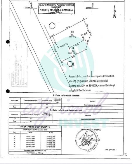 Casă cu 2 camere decomandat cu Teren 102 Mp în Vatra Luminoasă