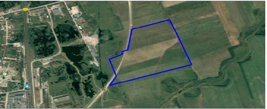 Teren Construcții intravilan de 96400 mp, în Vest