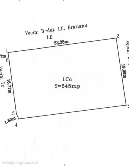 Teren intravilan de vanzare 645 mp cu deschidere generoasa 32 ml - 4