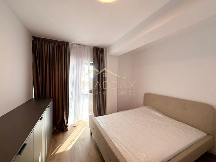 Apartament cu 2 camere semidecomandat, mobilat în Băneasa