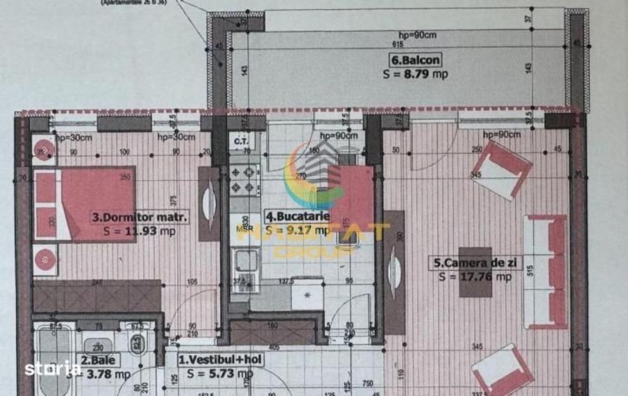 Apartament cu 2 camere decomandat în Apărătorii Patriei
