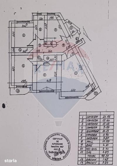Apartament cu 4 camere decomandat în 13 Septembrie