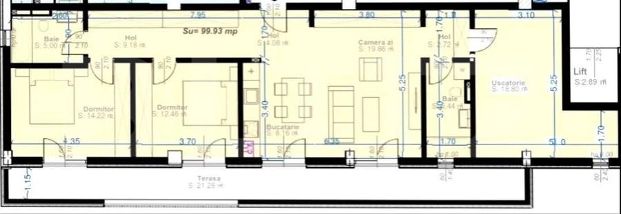 Apartament 4 camere, 100mp utili, zona Aradului - 1