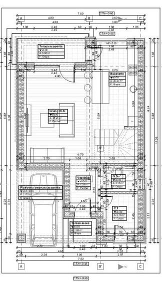 Casă individuală cu 4 camere cu Teren 300 Mp în Odăi