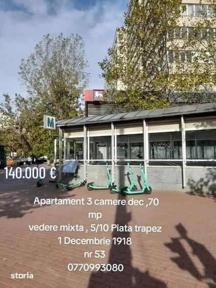 Apartament 3 camere Metrou 1 Decembrie - 3