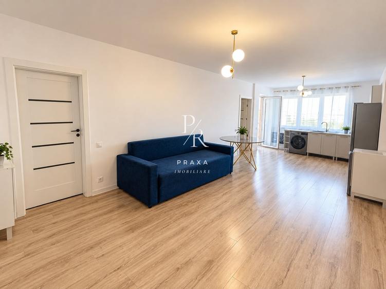 Apartament cu 2 camere semidecomandat, mobilat în Florești