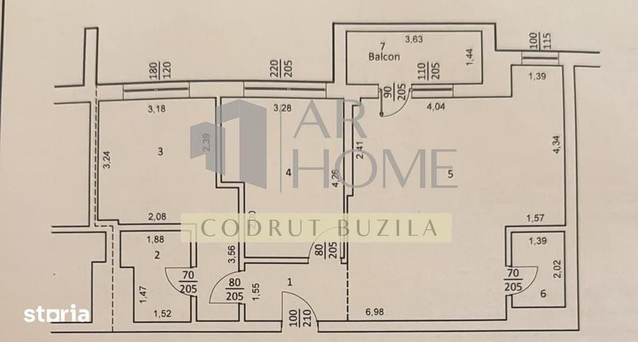 Apartament cu 3 camere în Xenia