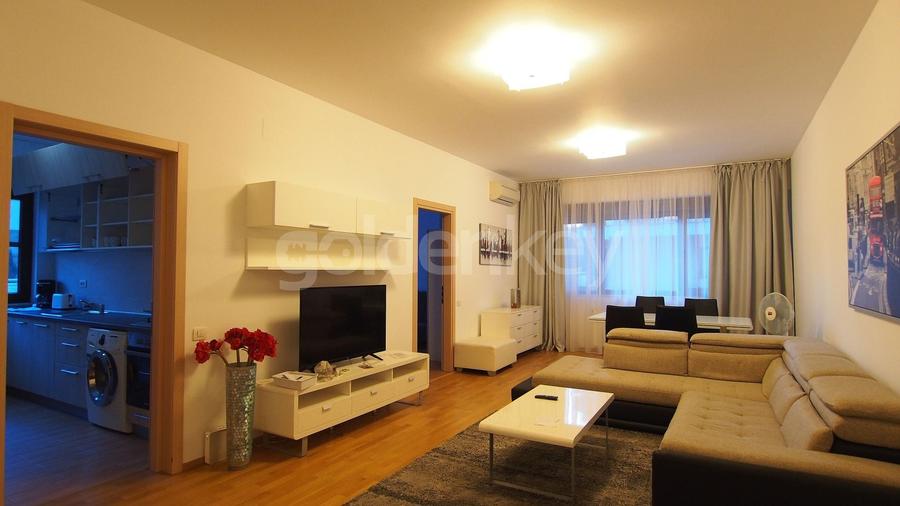 Apartament cu 3 camere semidecomandat, mobilat în Herăstrău