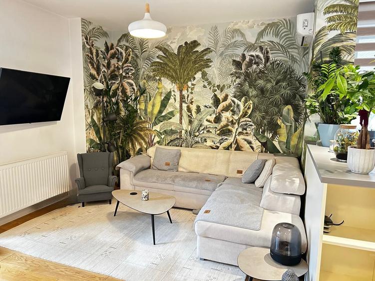 Apartament cu 3 camere, mobilat în Pipera