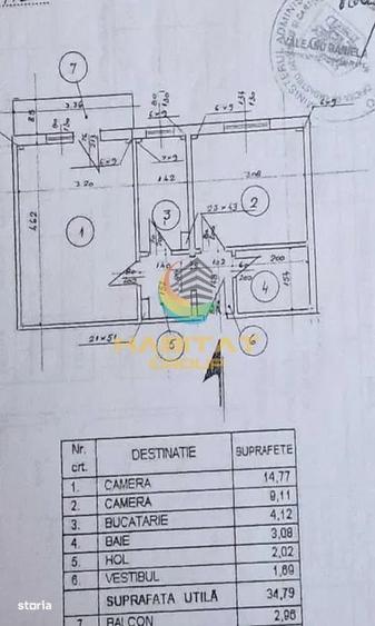 Apartament cu 2 camere decomandat, mobilat în Brâncoveanu