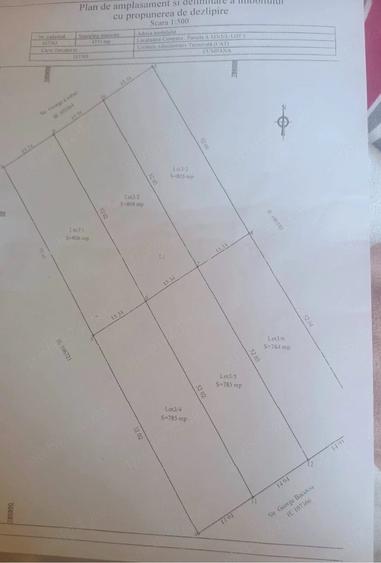 Teren de 1277 mp, în Cumpăna