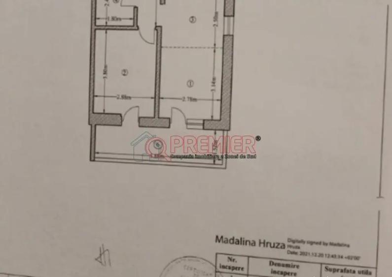 Apartament cu 2 camere decomandat în Vitan