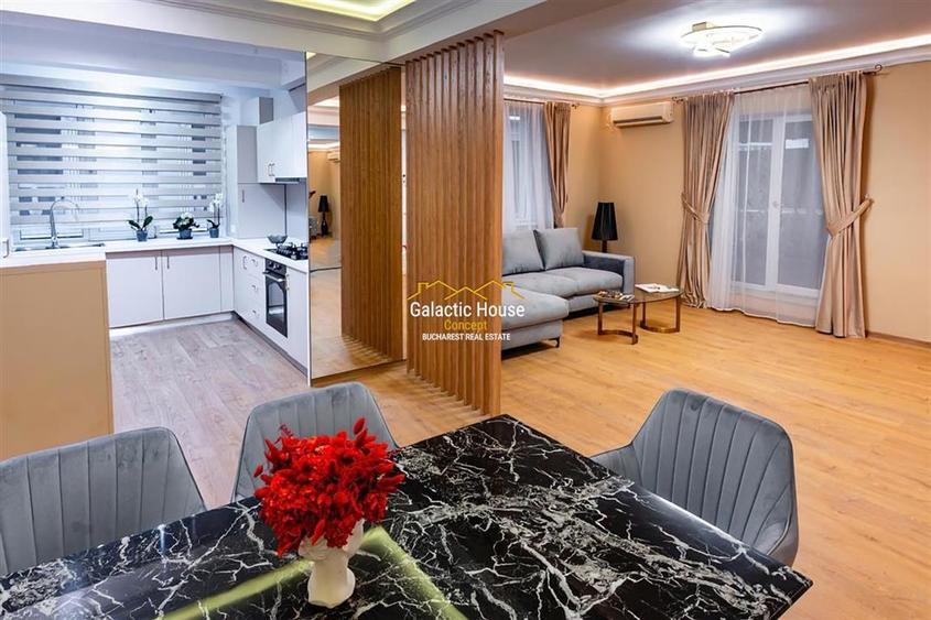 Apartament cu 3 camere decomandat, mobilat în Herăstrău