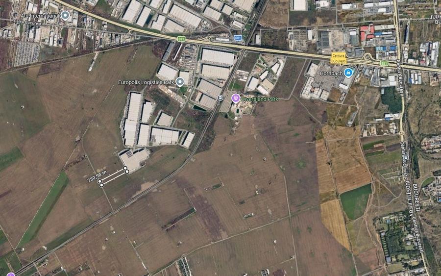 Teren Construcții intravilan de 13850 mp, în Chiajna