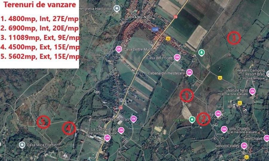 Teren Construcții intravilan de 5602 mp, în Tohanu Nou