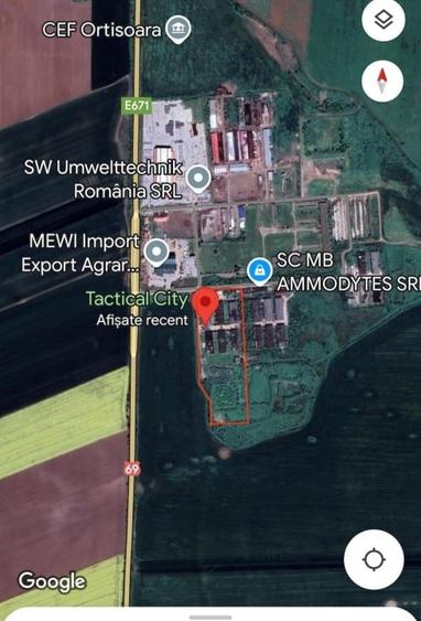 Spațiu industrial, de 40,000 mp, în Orțișoara
