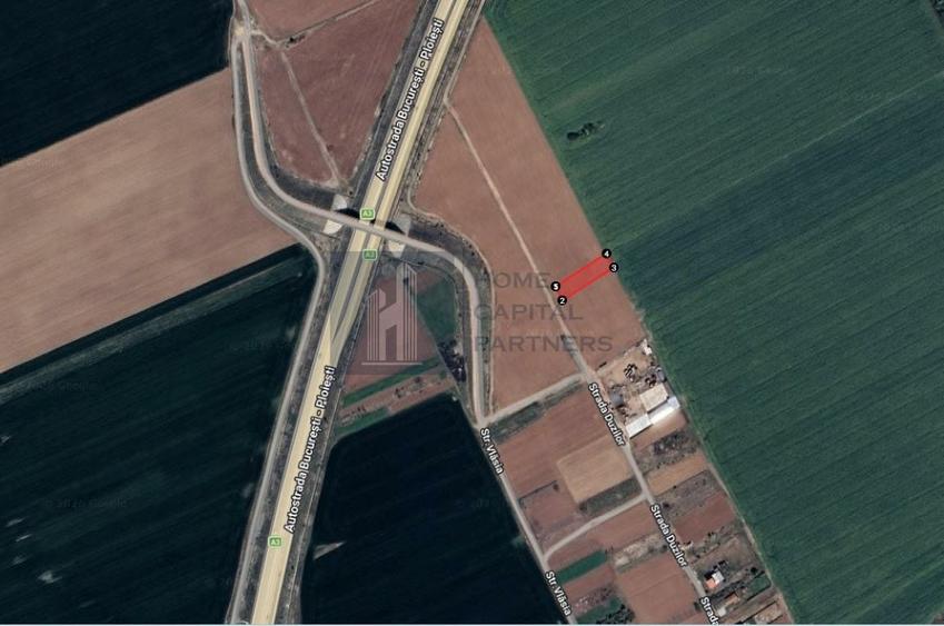 Teren agricol extravilan de 1000 mp, în Moara Vlăsiei