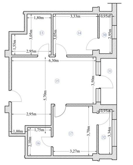 Apartament cu 3 camere în Malu Mare