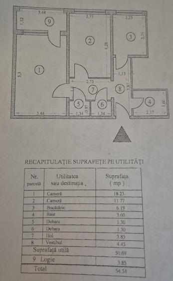 Apartament 2 camere, 52 mp, etaj 1 – Str. Ion Berindei, Sector 2 - 10