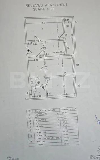 Apartament cu 3 camere decomandat în Filiași