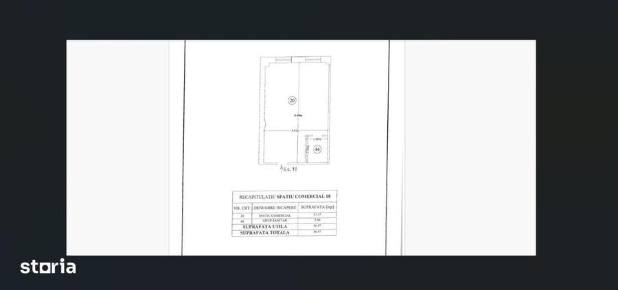 Spațiu comercial, de 56 mp, în Smârdan