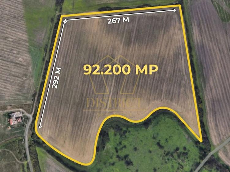 Teren agricol extravilan de 92200 mp, în Mehala