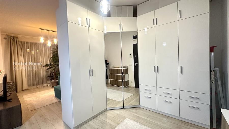 Apartament cu 2 camere semidecomandat, mobilat în Aviației