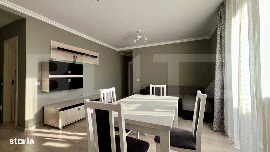 Apartament cu 3 camere, mobilat în Florești