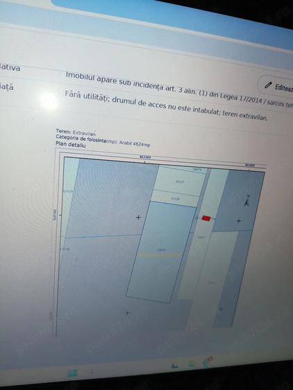 Teren de 4627 mp, în Voiniceni